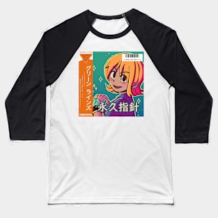 vaporwave anime aesthetic girl nami Baseball T-Shirt